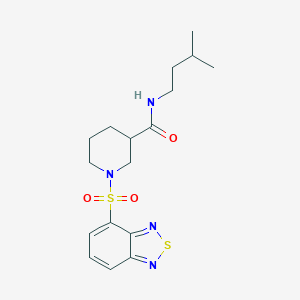 1-(2,1,3-benzothiadiazol-4-ylsulfonyl)-N-isopentyl-3-piperidinecarboxamide