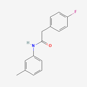 2-(4-fluorophenyl)-N-(3-methylphenyl)acetamide