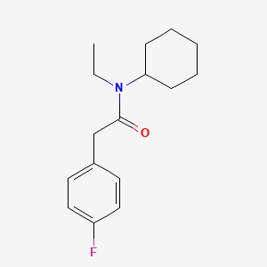 N-cyclohexyl-N-ethyl-2-(4-fluorophenyl)acetamide