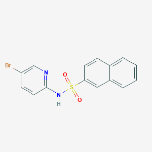 N-(5-bromopyridin-2-yl)naphthalene-2-sulfonamide