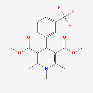 Dimethyl 1,2,6-trimethyl-4-[3-(trifluoromethyl)phenyl]-1,4-dihydropyridine-3,5-dicarboxylate