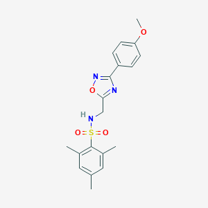 N-{[3-(4-methoxyphenyl)-1,2,4-oxadiazol-5-yl]methyl}-2,4,6-trimethylbenzenesulfonamide