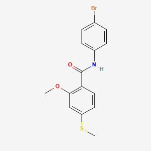 N-(4-bromophenyl)-2-methoxy-4-(methylsulfanyl)benzamide