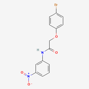 2-(4-bromophenoxy)-N-(3-nitrophenyl)acetamide