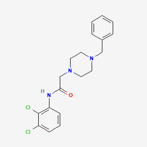 2-(4-benzyl-1-piperazinyl)-N-(2,3-dichlorophenyl)acetamide