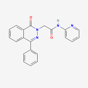 2-(1-oxo-4-phenylphthalazin-2(1H)-yl)-N-(pyridin-2-yl)acetamide