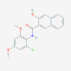 N-(2-chloro-4,6-dimethoxyphenyl)-3-hydroxynaphthalene-2-carboxamide