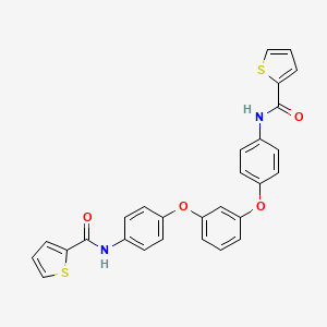 N-[4-[3-[4-(thiophene-2-carbonylamino)phenoxy]phenoxy]phenyl]thiophene-2-carboxamide