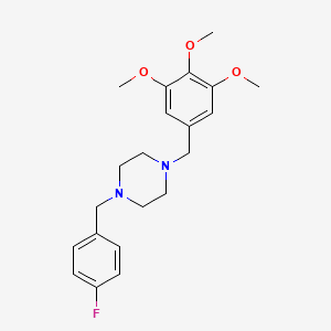 1-(4-fluorobenzyl)-4-(3,4,5-trimethoxybenzyl)piperazine