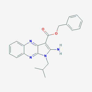 benzyl 2-amino-1-isobutyl-1H-pyrrolo[2,3-b]quinoxaline-3-carboxylate