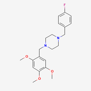 1-(4-fluorobenzyl)-4-(2,4,5-trimethoxybenzyl)piperazine