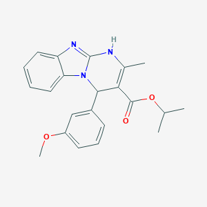 Isopropyl 4-(3-methoxyphenyl)-2-methyl-1,4-dihydropyrimido[1,2-a]benzimidazole-3-carboxylate