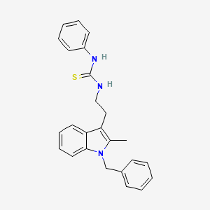 1-[2-(1-Benzyl-2-methyl-1H-indol-3-yl)-ethyl]-3-phenyl-thiourea