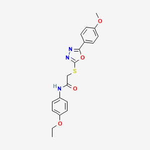 N-(4-ethoxyphenyl)-2-((5-(4-methoxyphenyl)-1,3,4-oxadiazol-2-yl)thio)acetamide