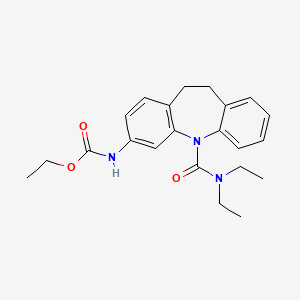 ETHYL N-{5-[(DIETHYLAMINO)CARBONYL]-10,11-DIHYDRO-5H-DIBENZO[B,F]AZEPIN-3-YL}CARBAMATE