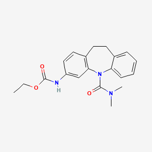 ETHYL N-{5-[(DIMETHYLAMINO)CARBONYL]-10,11-DIHYDRO-5H-DIBENZO[B,F]AZEPIN-3-YL}CARBAMATE