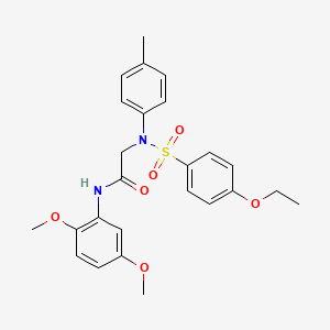 N~1~-(2,5-dimethoxyphenyl)-N~2~-[(4-ethoxyphenyl)sulfonyl]-N~2~-(4-methylphenyl)glycinamide