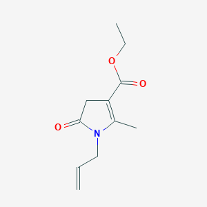 ethyl 1-allyl-2-methyl-5-oxo-4,5-dihydro-1H-pyrrole-3-carboxylate