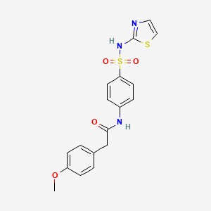 2-(4-METHOXYPHENYL)-N-{4-[(1,3-THIAZOL-2-YL)SULFAMOYL]PHENYL}ACETAMIDE