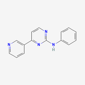 N-phenyl-4-(3-pyridinyl)-2-pyrimidinamine