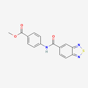 methyl 4-[(2,1,3-benzothiadiazol-5-ylcarbonyl)amino]benzoate