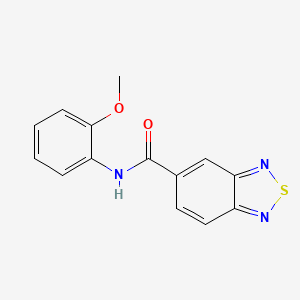 N-(2-methoxyphenyl)-2,1,3-benzothiadiazole-5-carboxamide