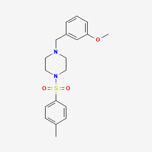 1-(3-methoxybenzyl)-4-[(4-methylphenyl)sulfonyl]piperazine