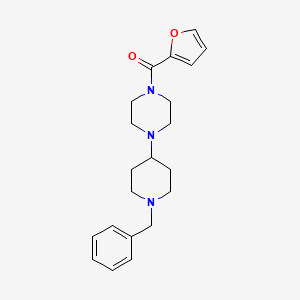 [4-(1-BENZYL-4-PIPERIDYL)PIPERAZINO](2-FURYL)METHANONE