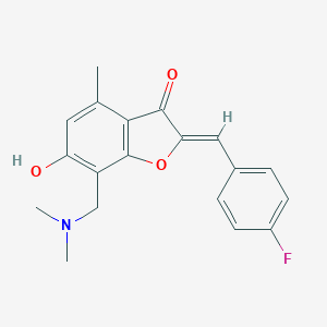 (Z)-7-((dimethylamino)methyl)-2-(4-fluorobenzylidene)-6-hydroxy-4-methylbenzofuran-3(2H)-one
