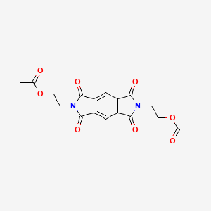 2-{6-[2-(ACETYLOXY)ETHYL]-1,3,5,7-TETRAOXO-1H,2H,3H,5H,6H,7H-PYRROLO[3,4-F]ISOINDOL-2-YL}ETHYL ACETATE