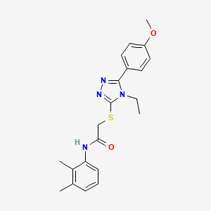 N-(2,3-dimethylphenyl)-2-{[4-ethyl-5-(4-methoxyphenyl)-4H-1,2,4-triazol-3-yl]sulfanyl}acetamide