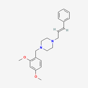 1-(2,4-dimethoxybenzyl)-4-[(2E)-3-phenylprop-2-en-1-yl]piperazine