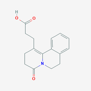 3-(4-oxo-3,4,6,7-tetrahydro-2H-pyrido[2,1-a]isoquinolin-1-yl)propanoic acid