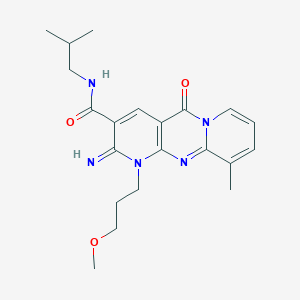 2-imino-N-isobutyl-1-(3-methoxypropyl)-10-methyl-5-oxo-1,5-dihydro-2H-dipyrido[1,2-a:2,3-d]pyrimidine-3-carboxamide