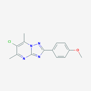 6-Chloro-2-(4-methoxyphenyl)-5,7-dimethyl[1,2,4]triazolo[1,5-a]pyrimidine