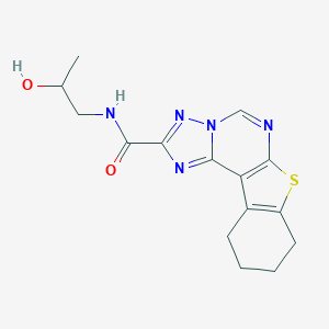 N-(2-hydroxypropyl)-8,9,10,11-tetrahydro[1]benzothieno[3,2-e][1,2,4]triazolo[1,5-c]pyrimidine-2-carboxamide