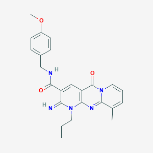 2-imino-N-(4-methoxybenzyl)-10-methyl-5-oxo-1-propyl-1,5-dihydro-2H-dipyrido[1,2-a:2,3-d]pyrimidine-3-carboxamide