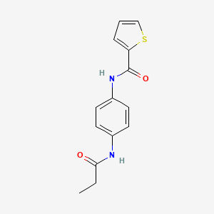 N-[4-(propionylamino)phenyl]-2-thiophenecarboxamide