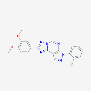 7-(2-chlorophenyl)-2-(3,4-dimethoxyphenyl)-7H-pyrazolo[4,3-e][1,2,4]triazolo[1,5-c]pyrimidine