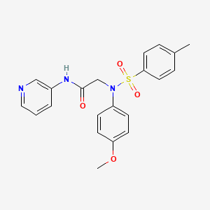 N~2~-(4-methoxyphenyl)-N~2~-[(4-methylphenyl)sulfonyl]-N~1~-3-pyridinylglycinamide