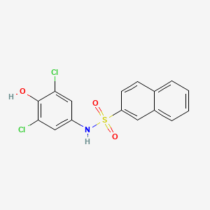 N-(3,5-dichloro-4-hydroxyphenyl)naphthalene-2-sulfonamide