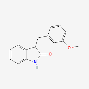 3-[(3-Methoxyphenyl)methyl]-2,3-dihydro-1H-indol-2-one