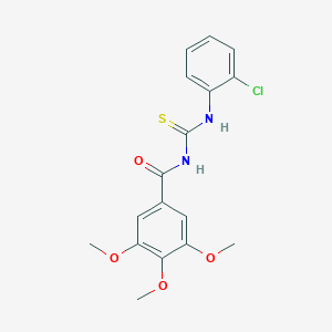 N-[(2-chlorophenyl)carbamothioyl]-3,4,5-trimethoxybenzamide