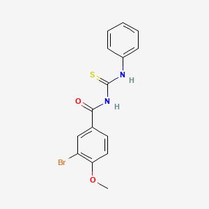 N-(anilinocarbonothioyl)-3-bromo-4-methoxybenzamide