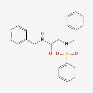 2-[benzenesulfonyl(benzyl)amino]-N-benzylacetamide