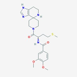 3,4-dimethoxy-N-[3-(methylsulfanyl)-1-(4,5,6,7-tetrahydrospiro{1H-imidazo[4,5-c]pyridine-4,4'-piperidine}-1'-ylcarbonyl)propyl]benzamide