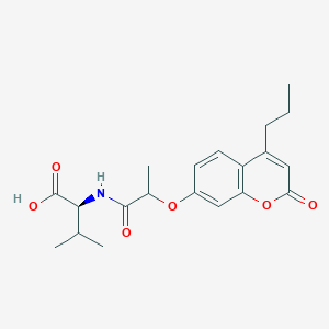 molecular formula C20H25NO6 B357804 N-{2-[(2-oxo-4-propyl-2H-chromen-7-yl)oxy]propanoyl}valine CAS No. 956942-00-0