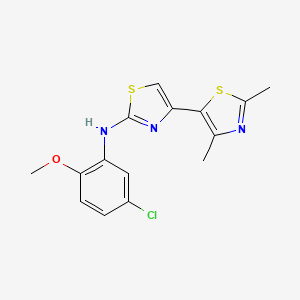 N-(5-chloro-2-methoxyphenyl)-4-(2,4-dimethyl-1,3-thiazol-5-yl)-1,3-thiazol-2-amine