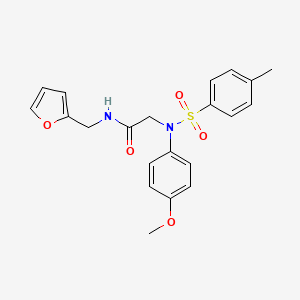 N-[(FURAN-2-YL)METHYL]-2-[N-(4-METHOXYPHENYL)4-METHYLBENZENESULFONAMIDO]ACETAMIDE