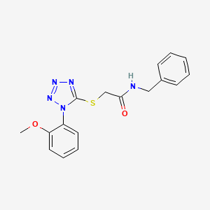 N-benzyl-2-{[1-(2-methoxyphenyl)-1H-tetrazol-5-yl]thio}acetamide